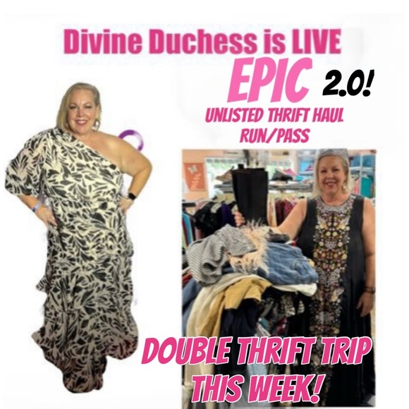 Free People Other - Divine Duchess LIVE at 2pm ct Designer, Jeans, Boho & Unlisted XS-3X 50% Off